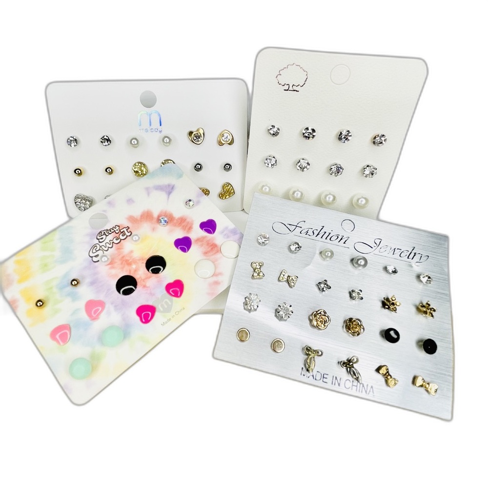 Girls Fashion Jewelry Colorful ￼Earrings 36 Pairs